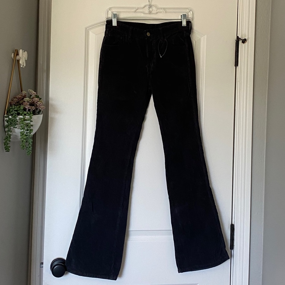 black corduroy jeans *NOT AVAILABLE*